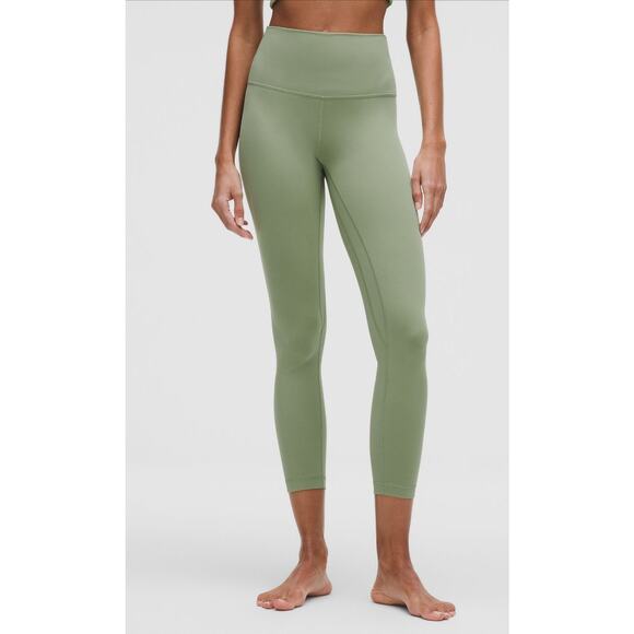 Lululemon Align High Rise Pant 25” in Desert Green size 6 - Picture 1 of 10